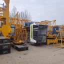 Used Zoomlion Model 6010 Flat Head Tower Crane 6 Ton 60m Jib Length High Efficiency PLC Motor High Load Moment CE Certified