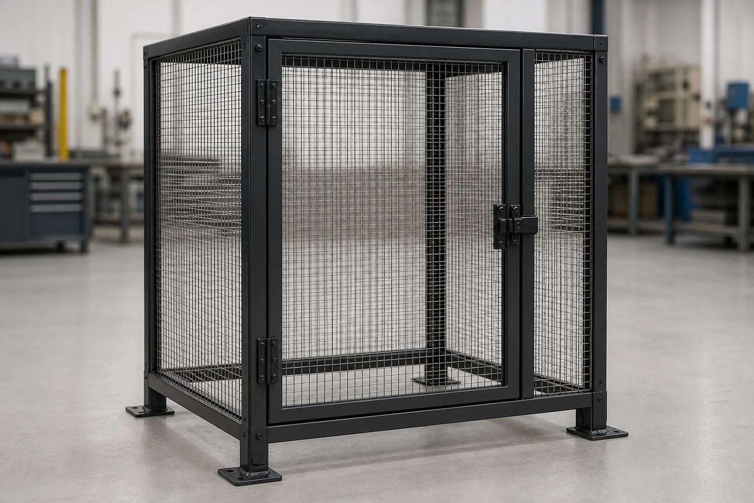 Custom fabricated machine guards