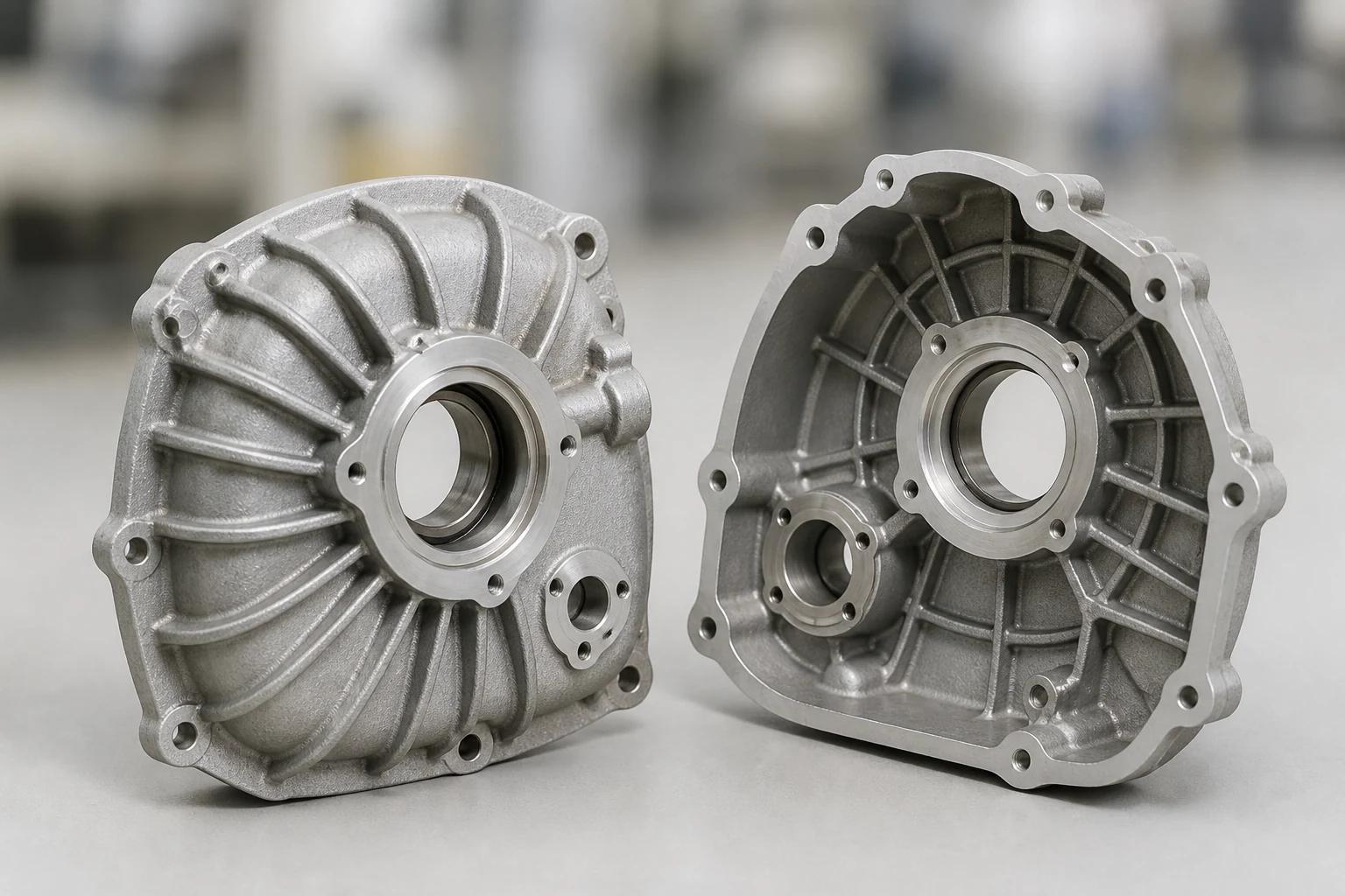 Cast equipment components