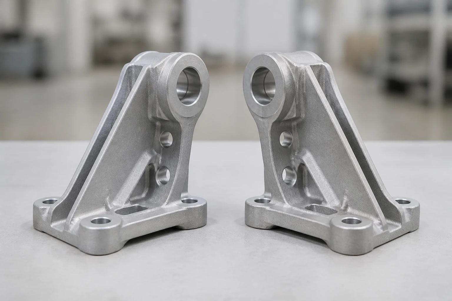 Cast mounting brackets