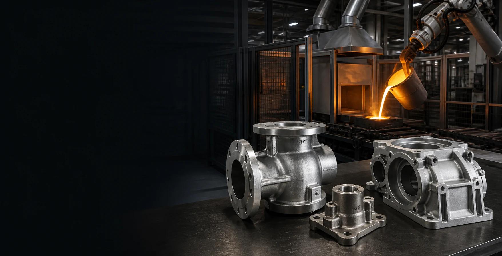 Custom precision cast metal components