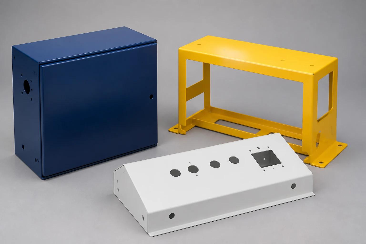 Coated sheet metal parts