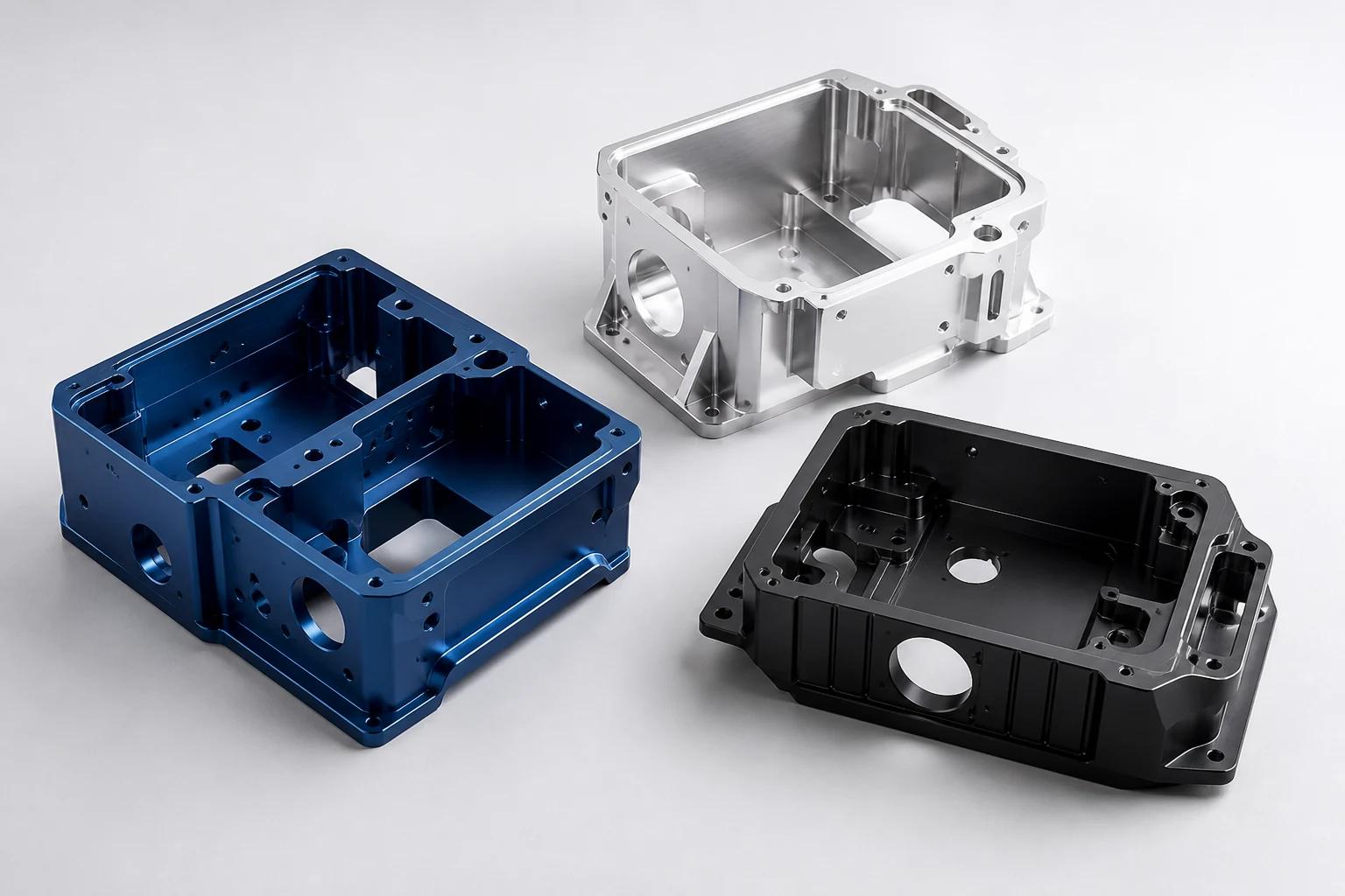 Surface-finished CNC housings