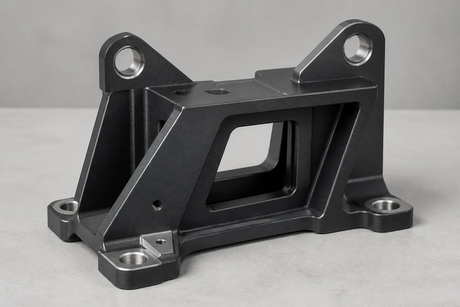 Powder-coated metal components