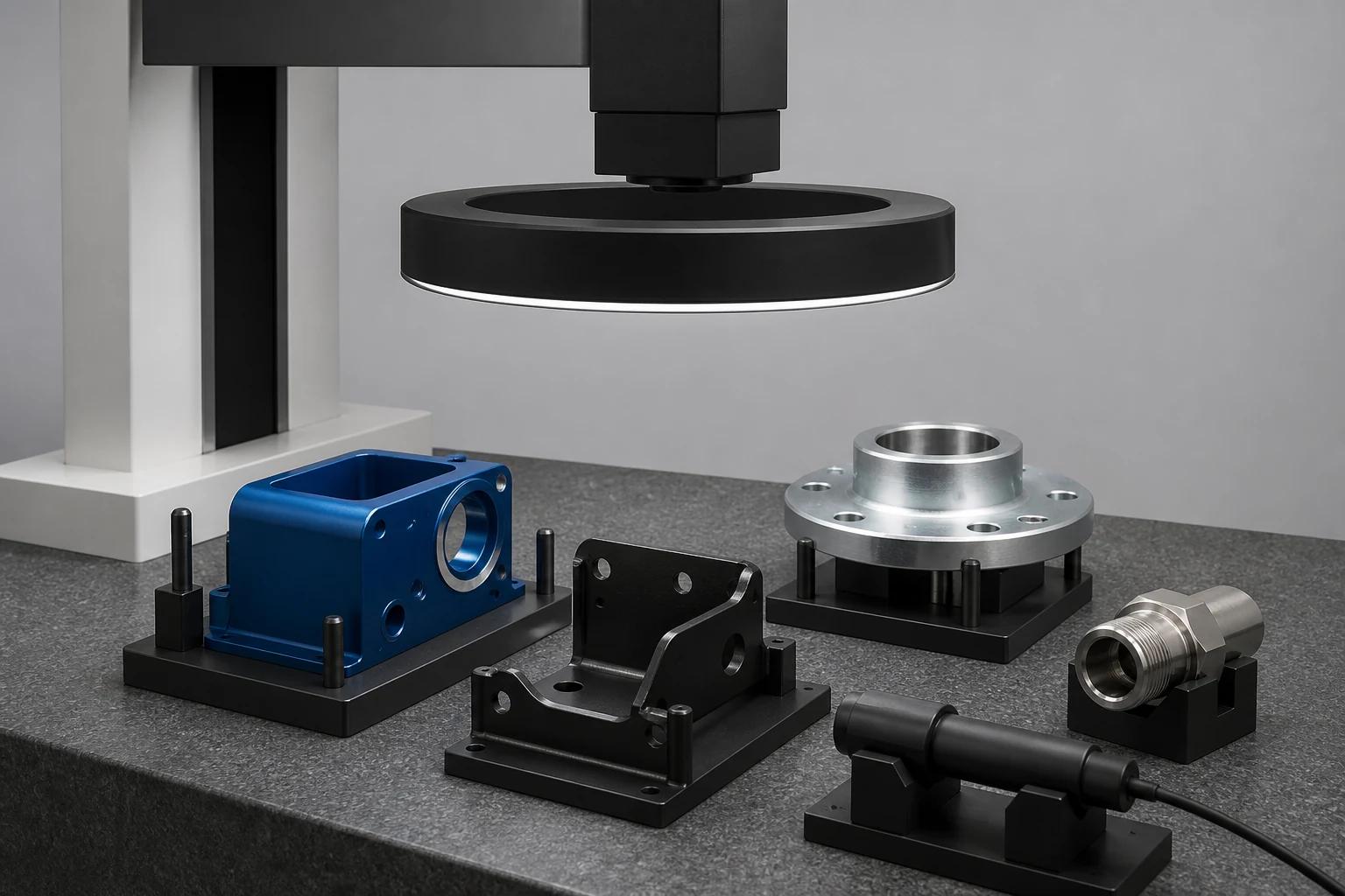 Quality inspection of finished metal components