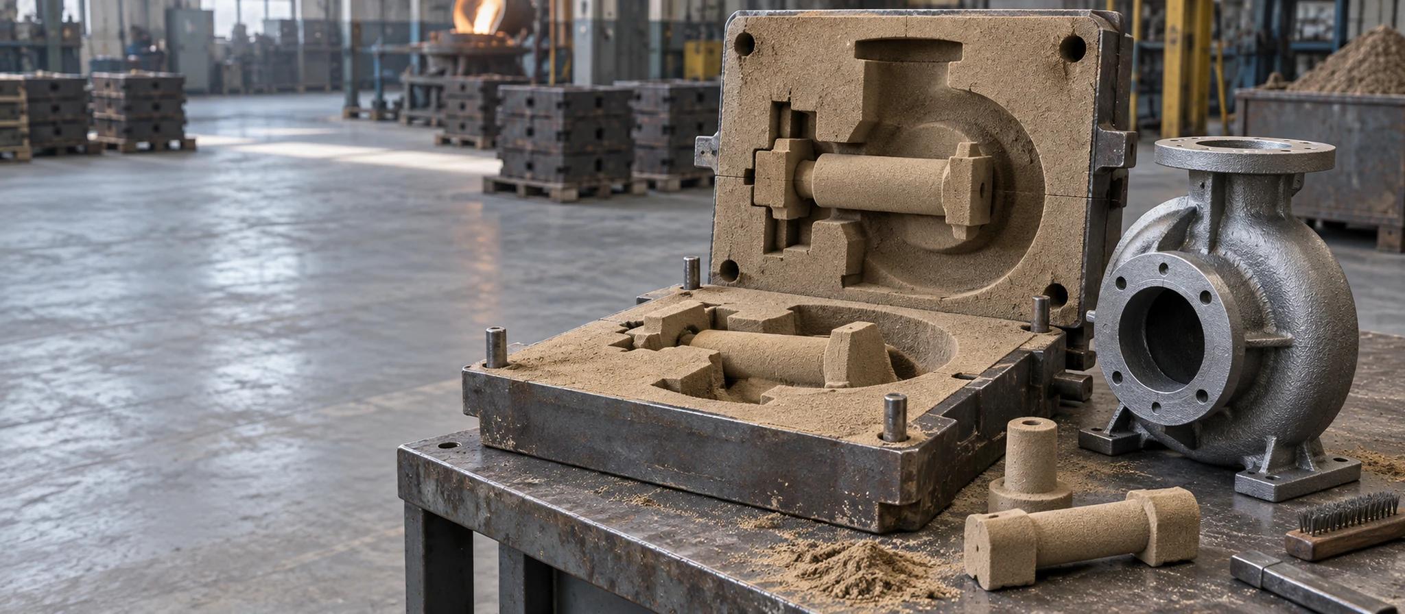 Sand Casting equipment and cast metal components