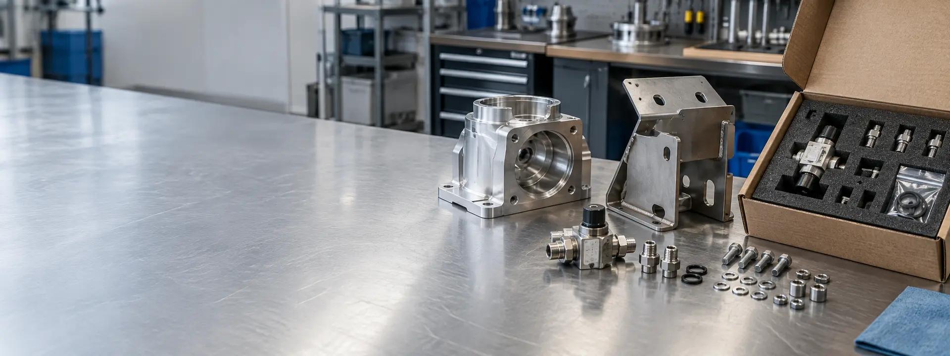 Finished OEM components and project records prepared for review