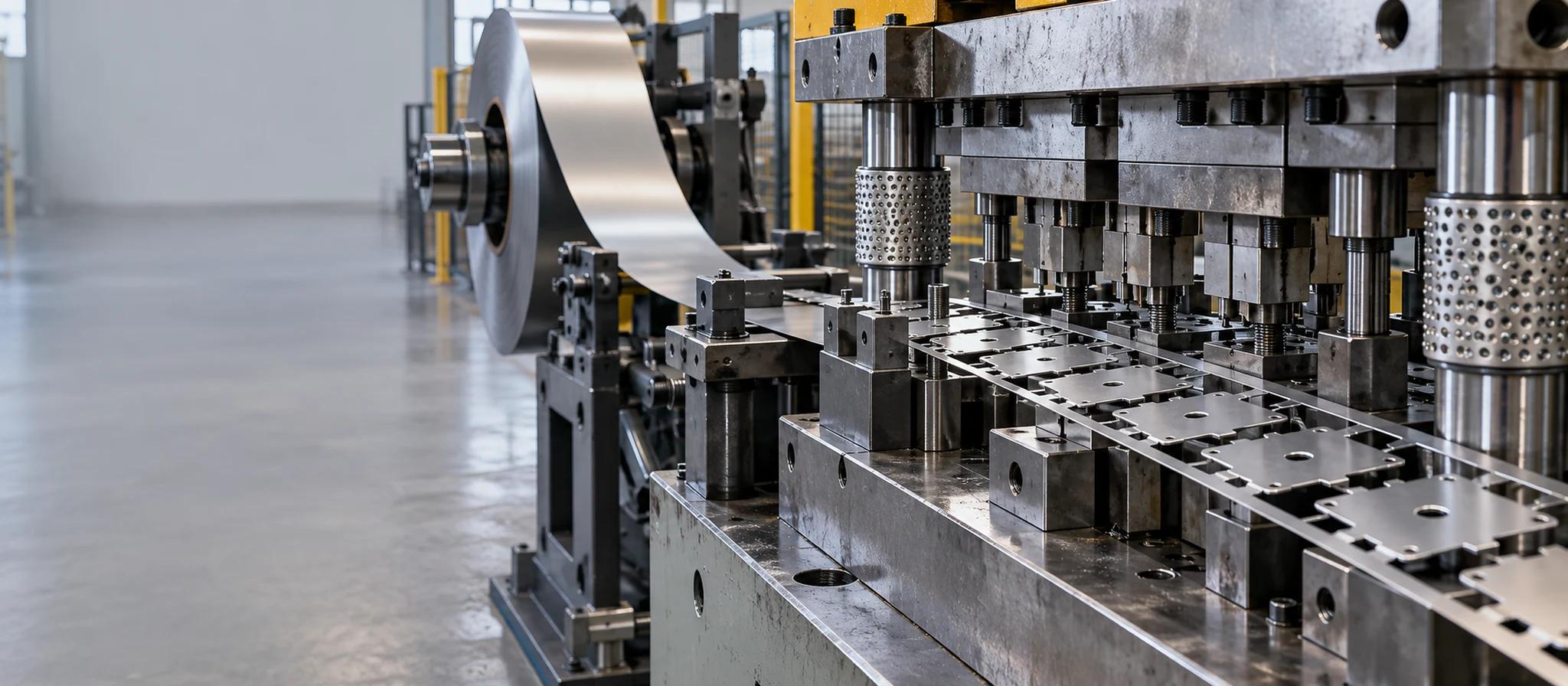 Metal Stamping equipment and metal components