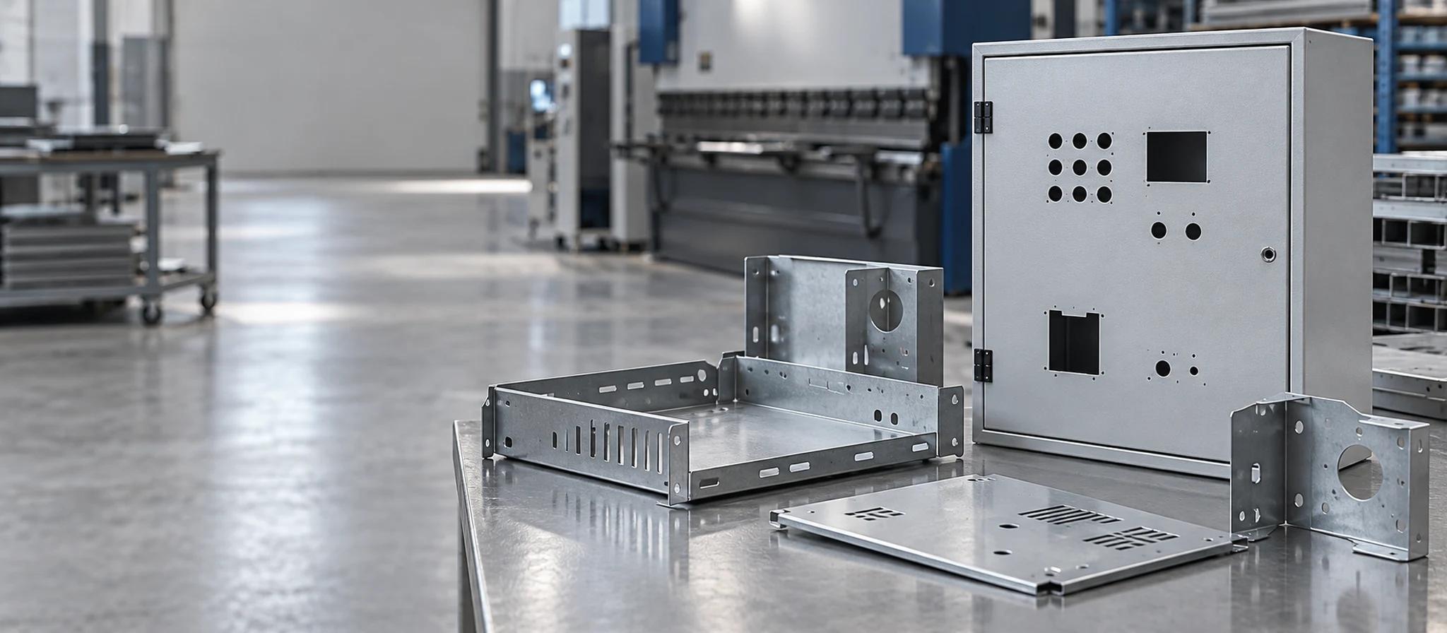 Sheet Metal Fabrication equipment and metal components