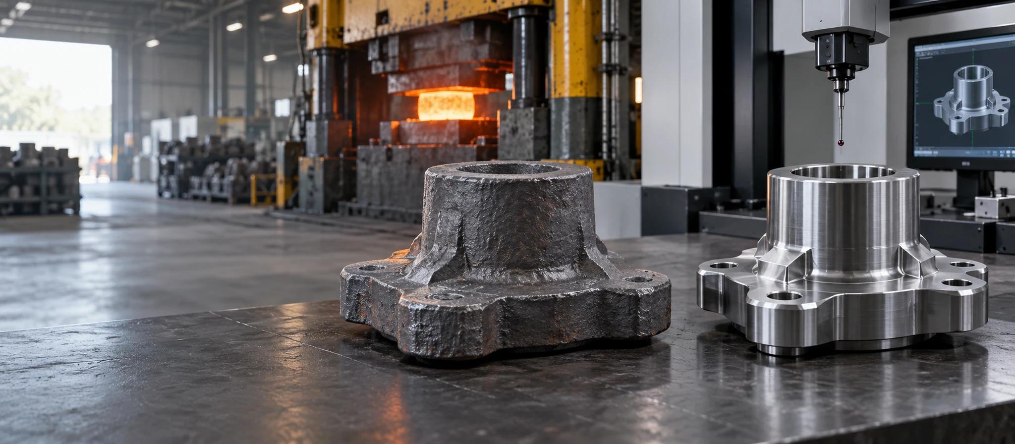 Custom Forged Parts equipment and forged metal components