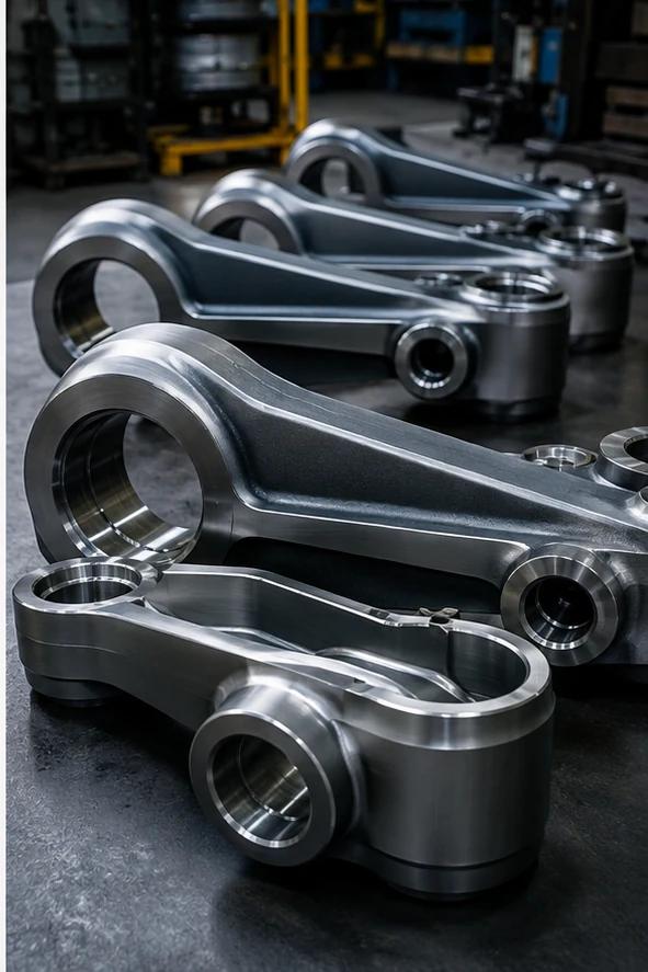 Custom Forged Parts component showcase