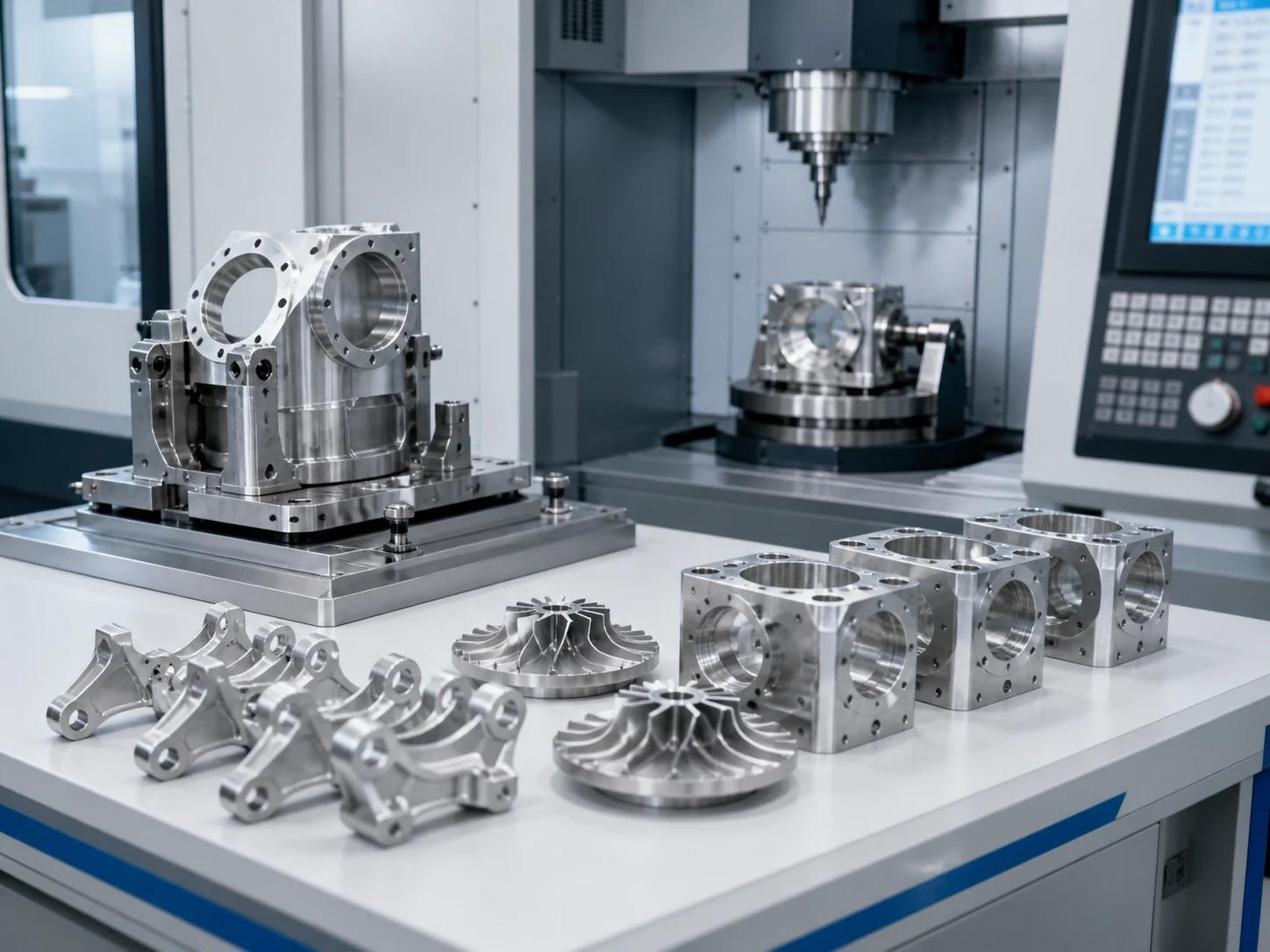 Precision CNC production of aerospace components