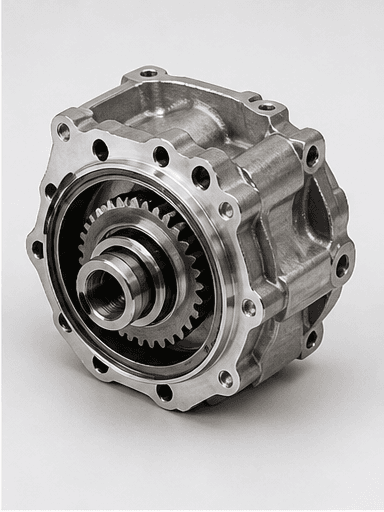 CNC machined agricultural gearbox components