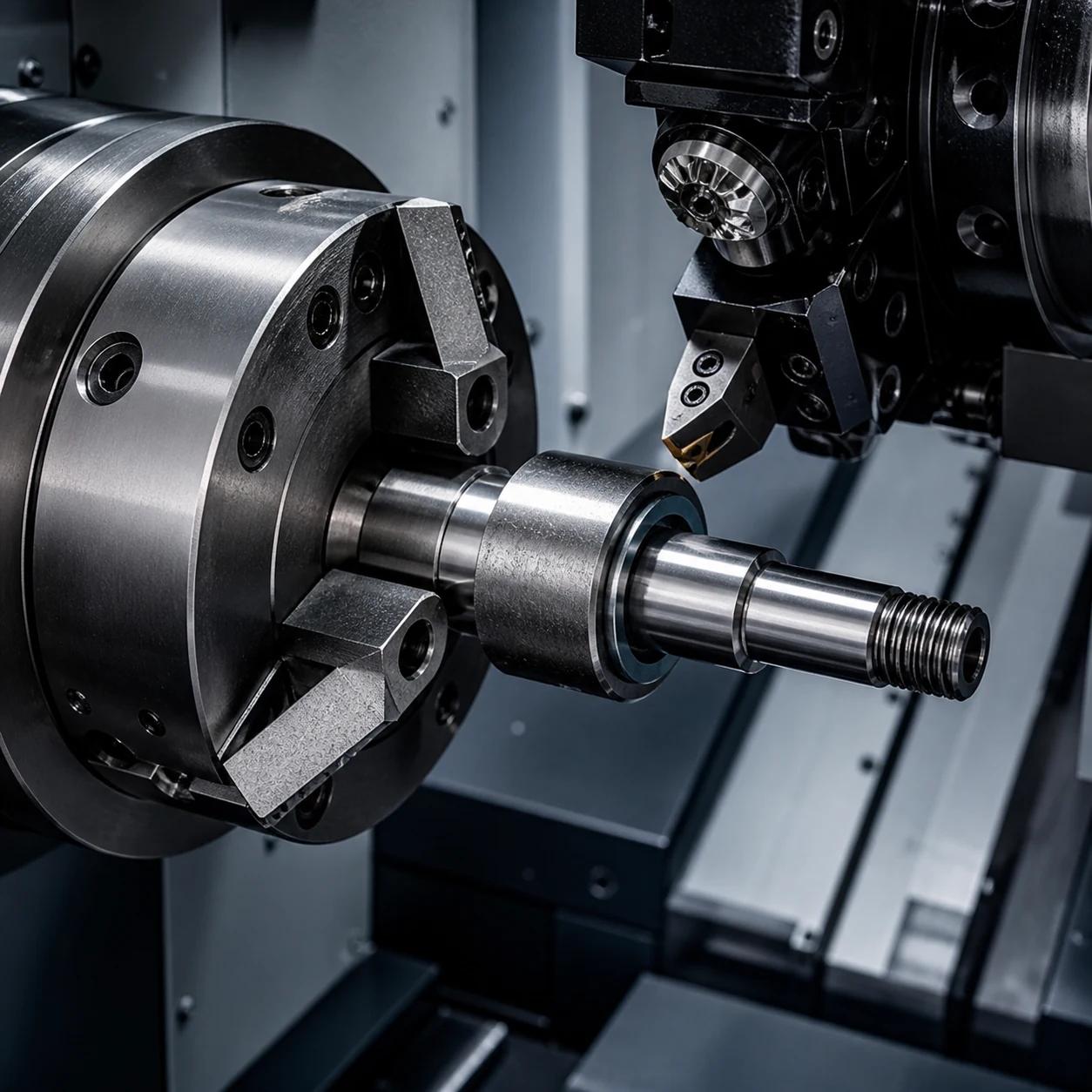 CNC turning of a rotational precision component