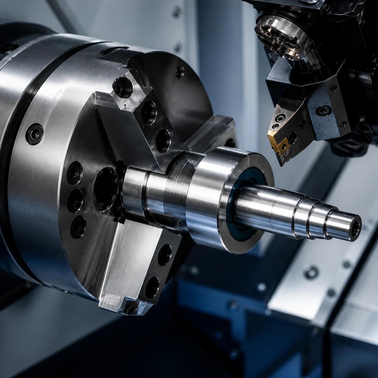 CNC turning of a rotational precision component