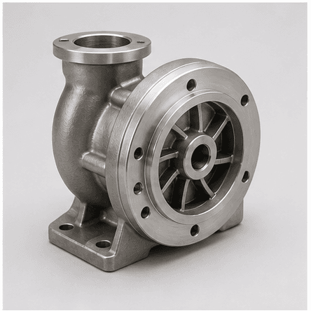 CNC machined pump components