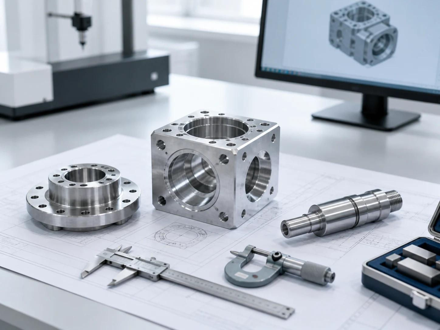 Quality inspection of a machined energy equipment component
