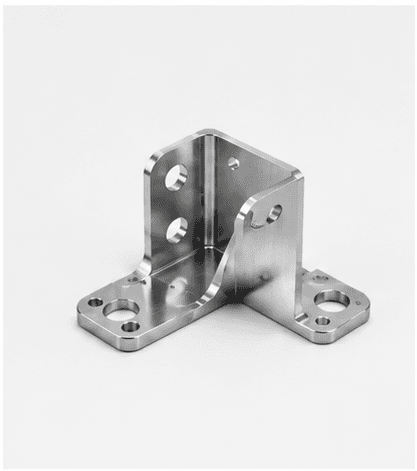 CNC machined mounting bracket