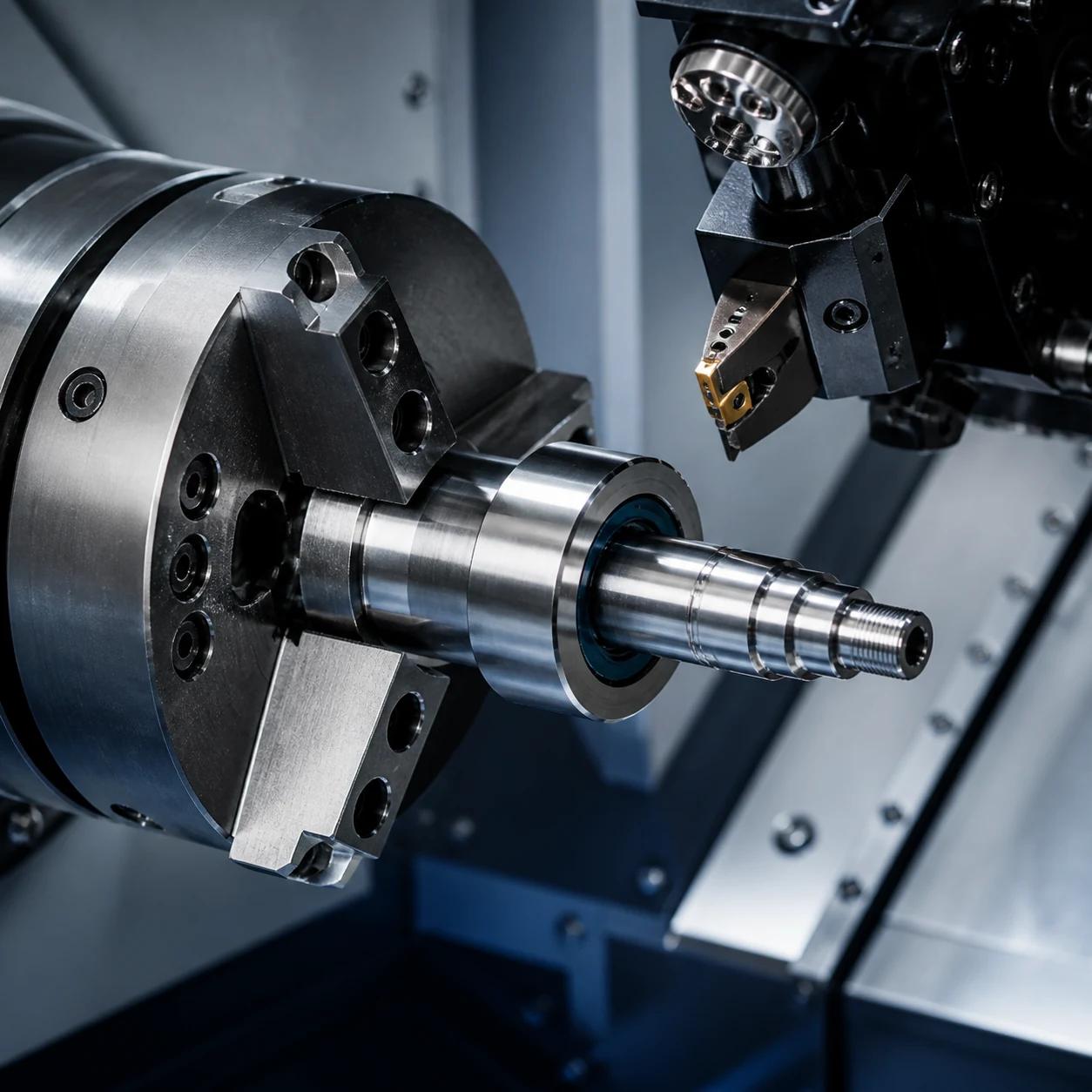 CNC turning of a rotational precision component