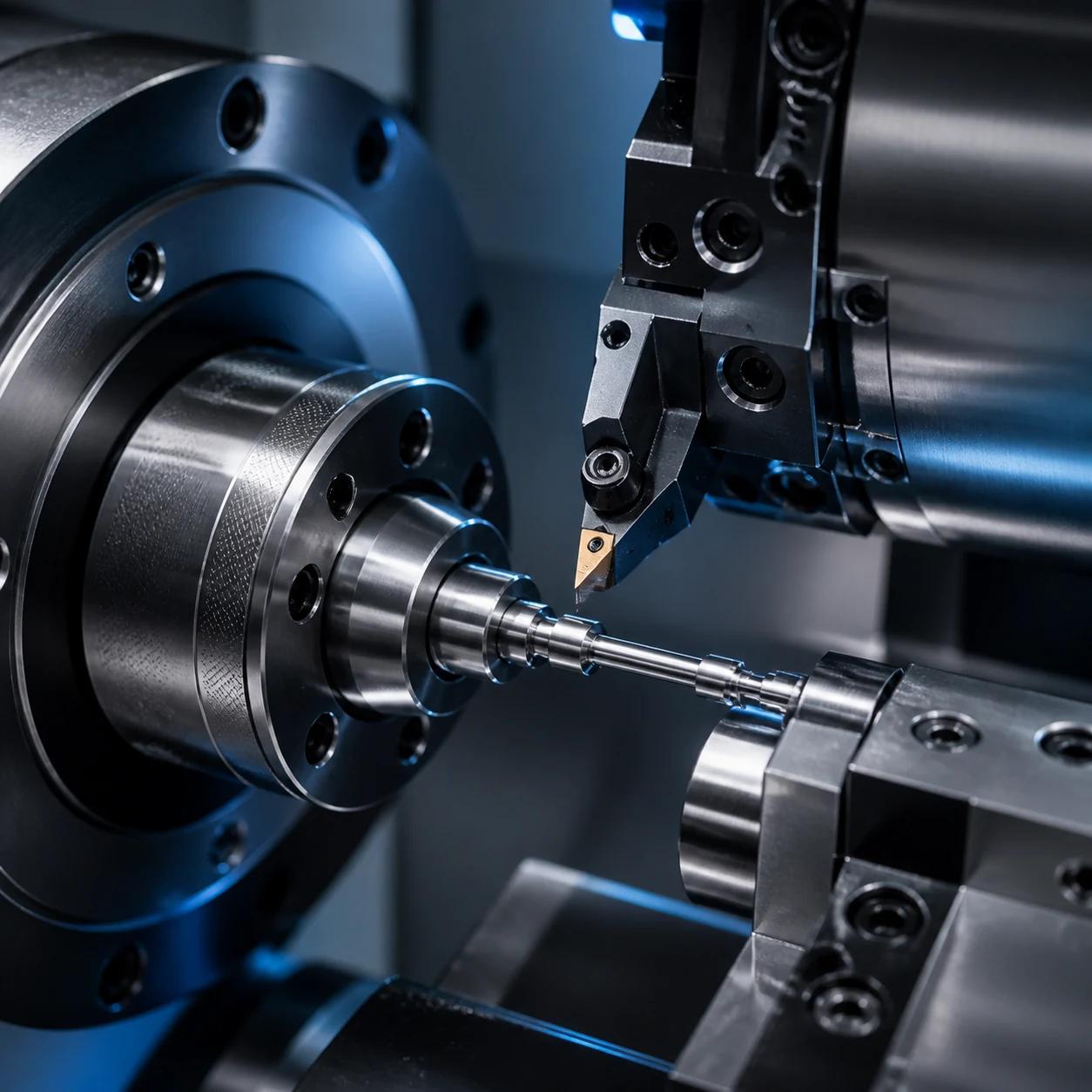 Swiss machining of a small precision component