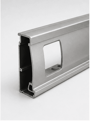 CNC machined train interior components