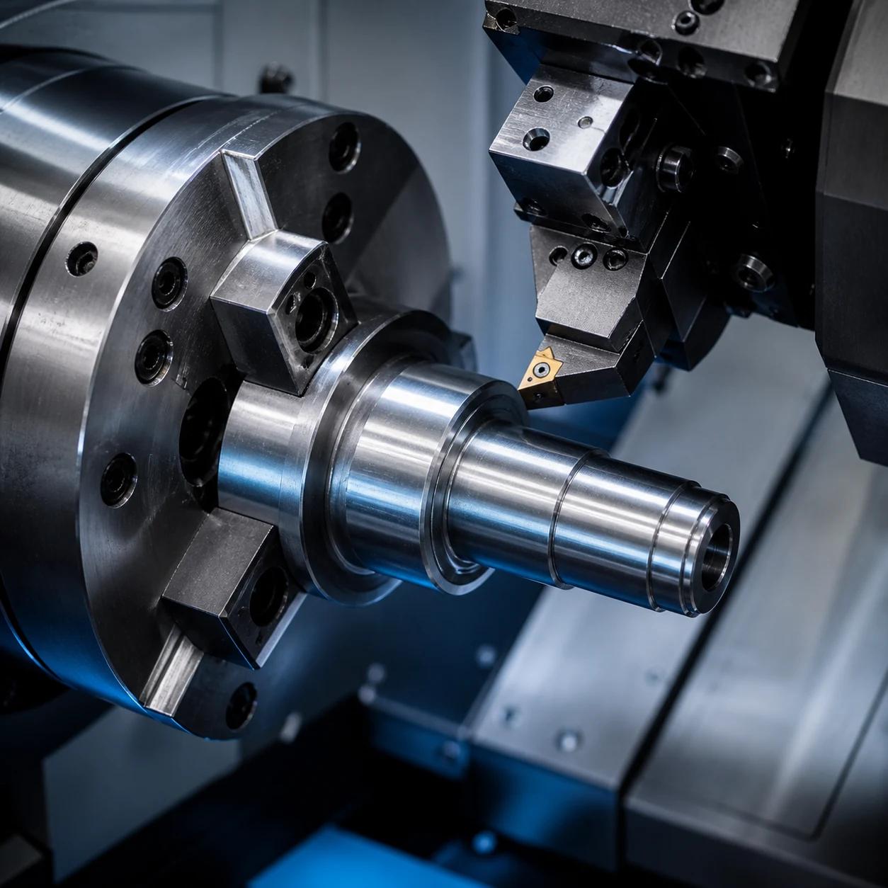 CNC turning of a rotational precision component