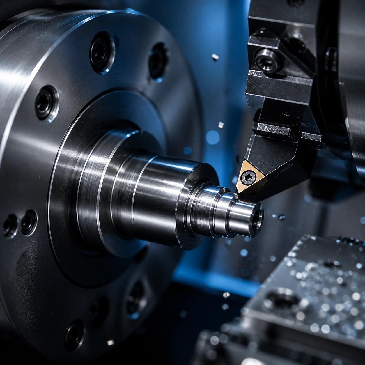 Swiss machining of a small precision component