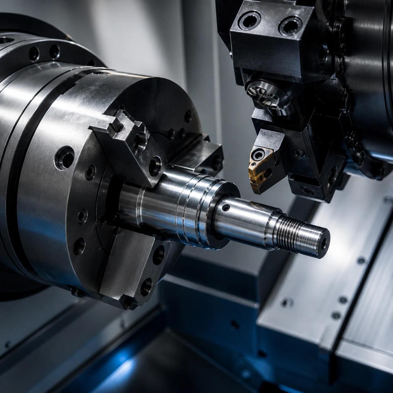 CNC turning of a rotational precision component