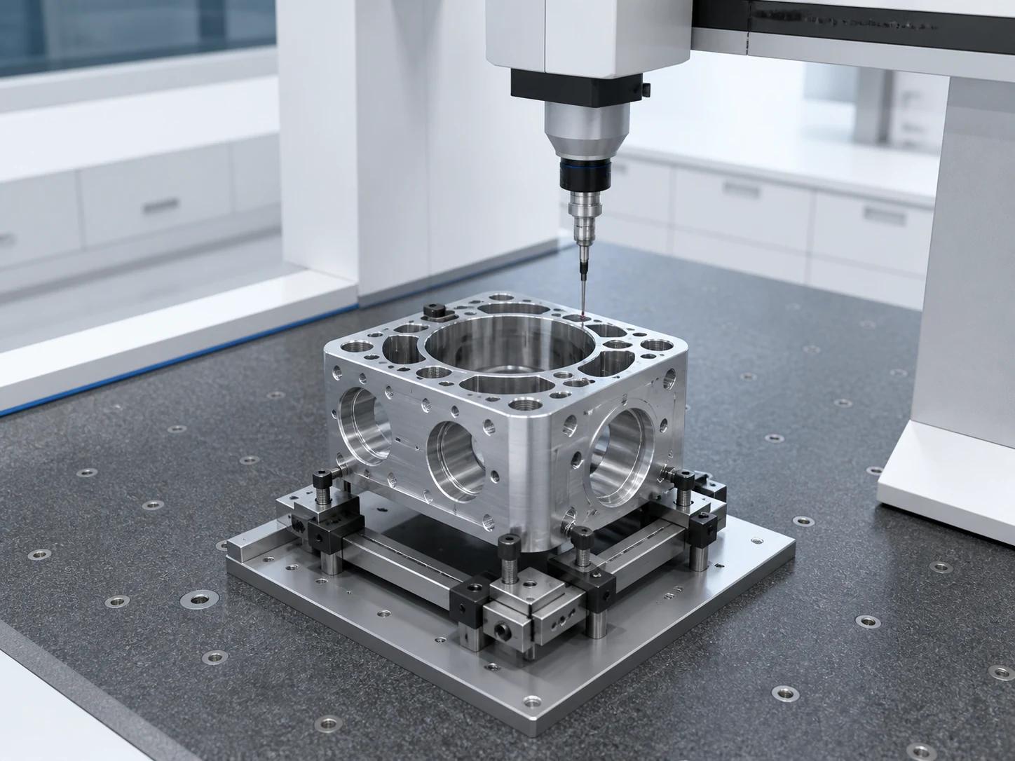 Precision inspection of a robotics and automation component