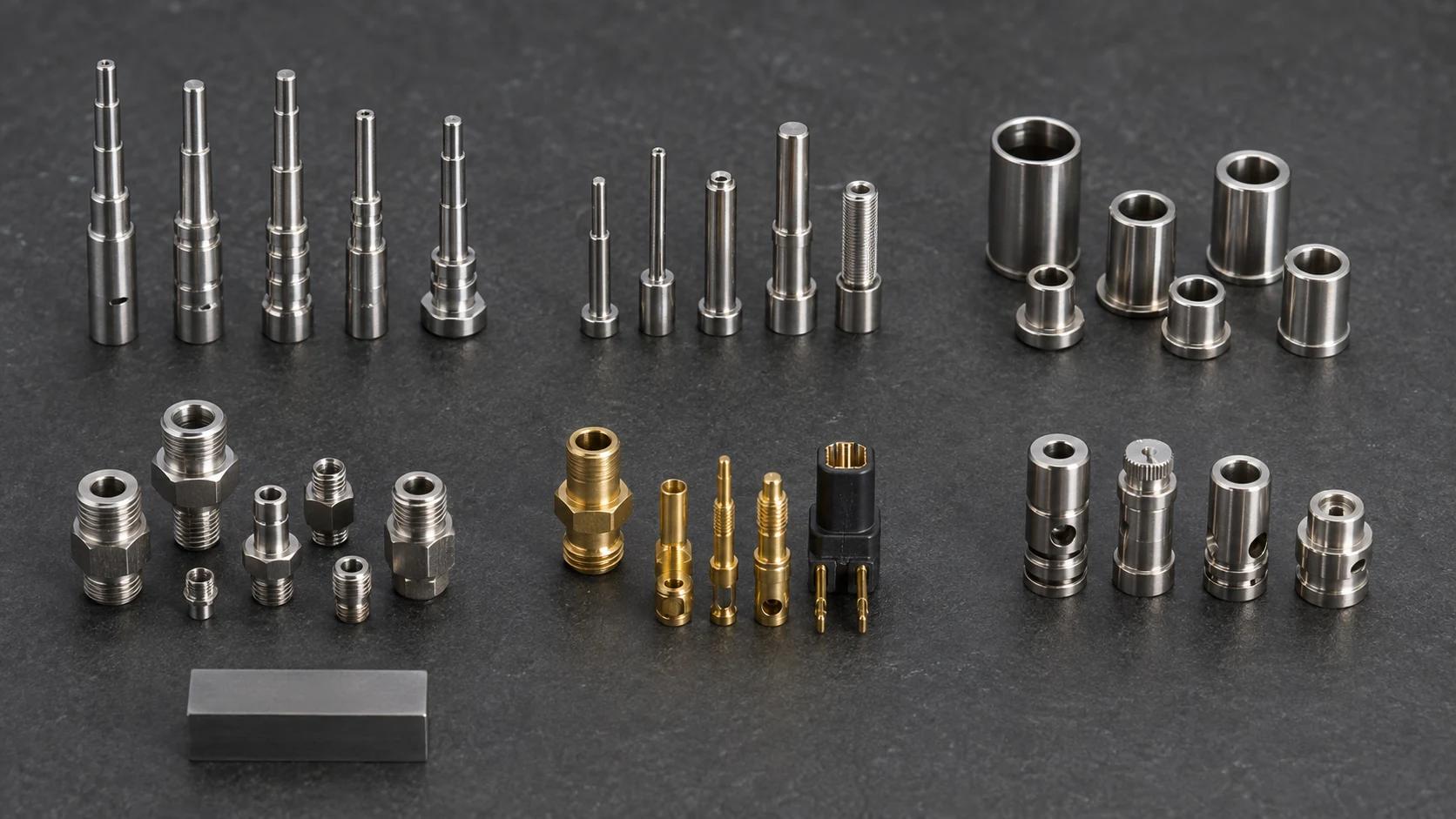 Swiss machining bar feed and guide bushing workflow