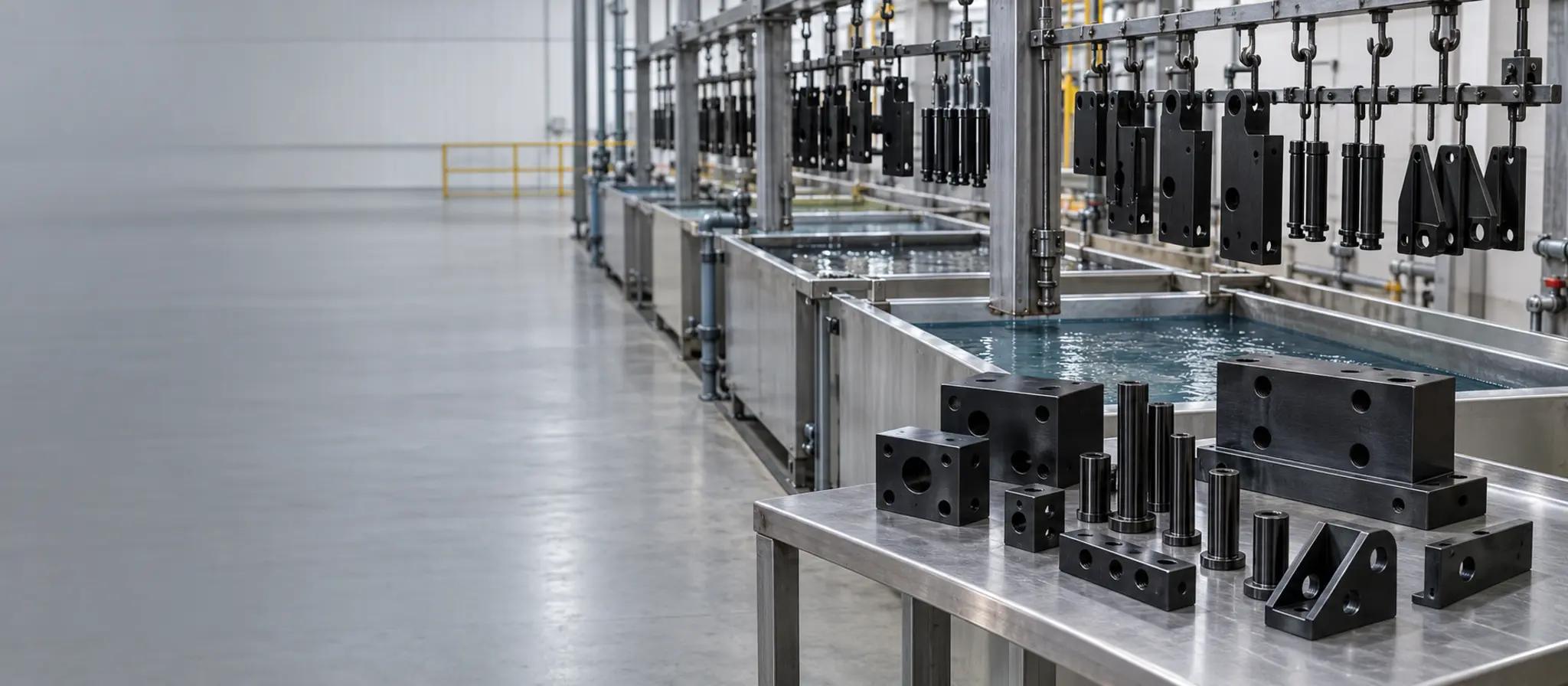 Black Oxide equipment and surface-finished metal components