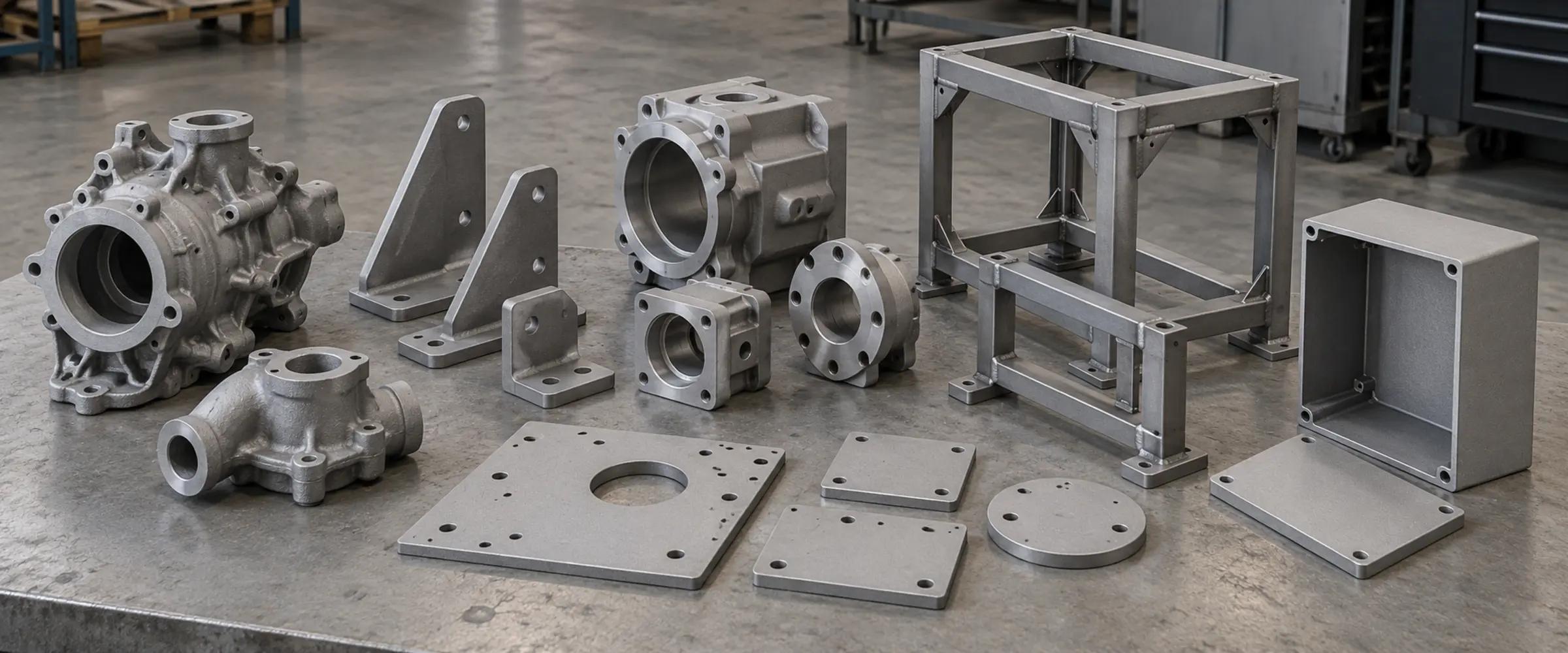 Sand Blasting finished component showcase
