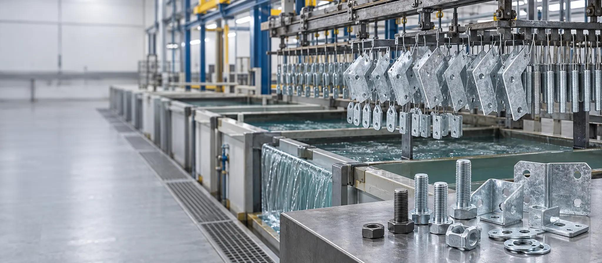 Zinc Plating equipment and surface-finished metal components