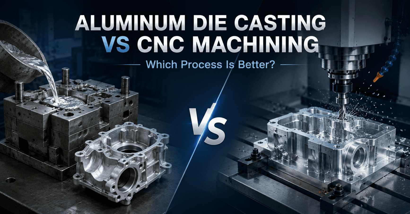 Aluminum Die Casting vs CNC Machining: Which Process Is Better?