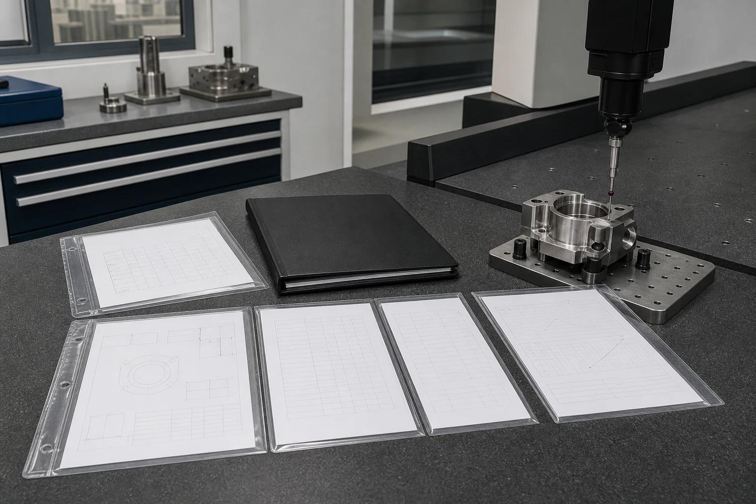 Packaged manufactured components ready for shipment