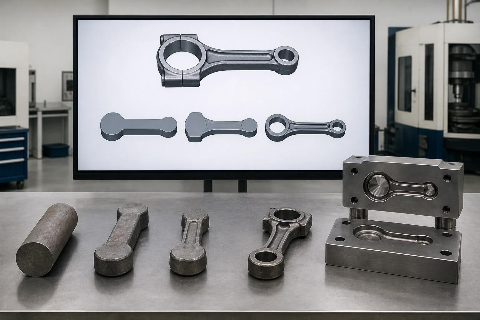 Forged mechanical components