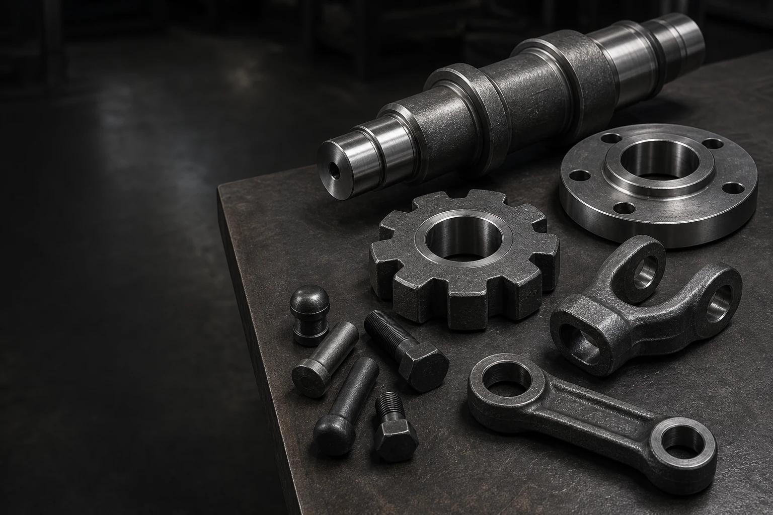 Custom forged metal components