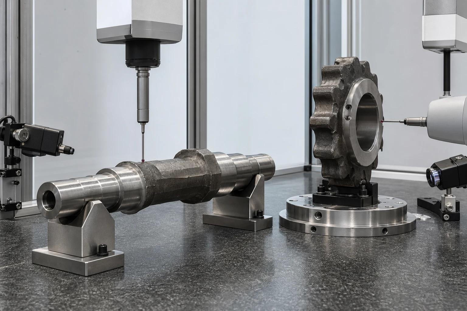 Quality inspection of forged components
