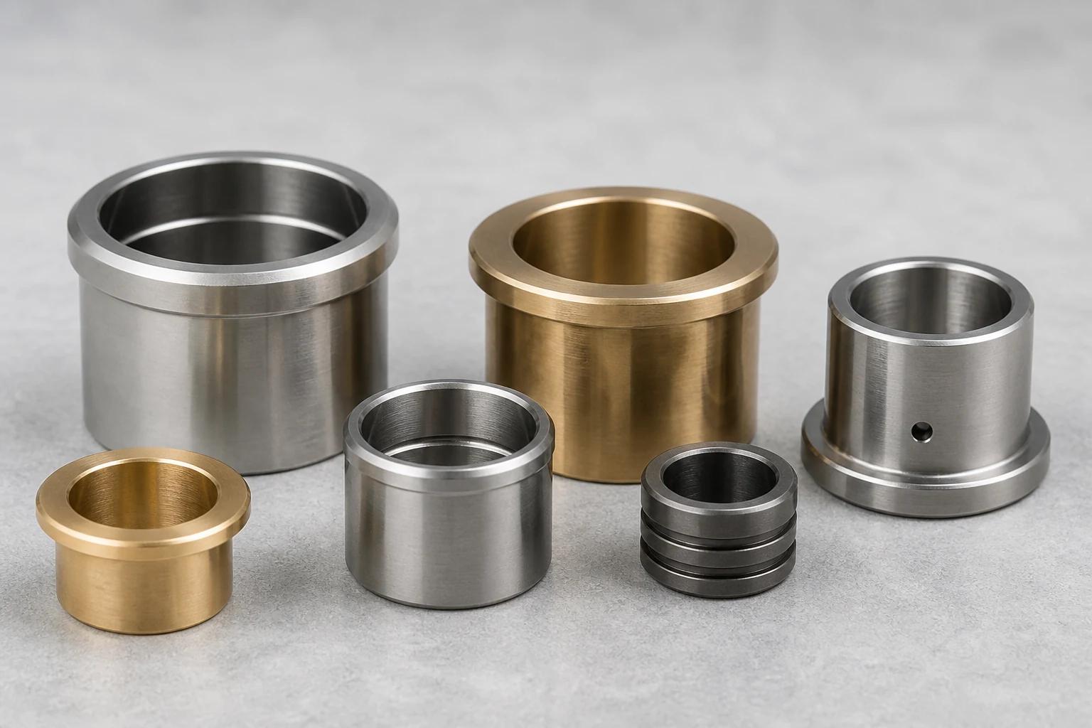 CNC machined bushings and sleeves