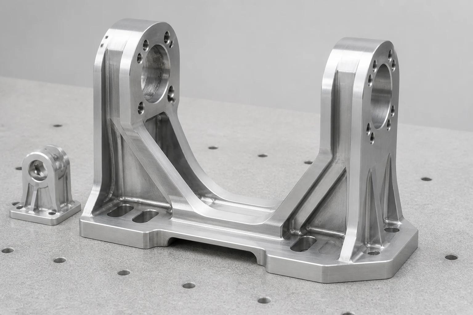Precision machined mounting brackets