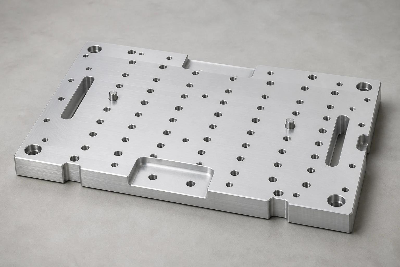 Precision machined plates