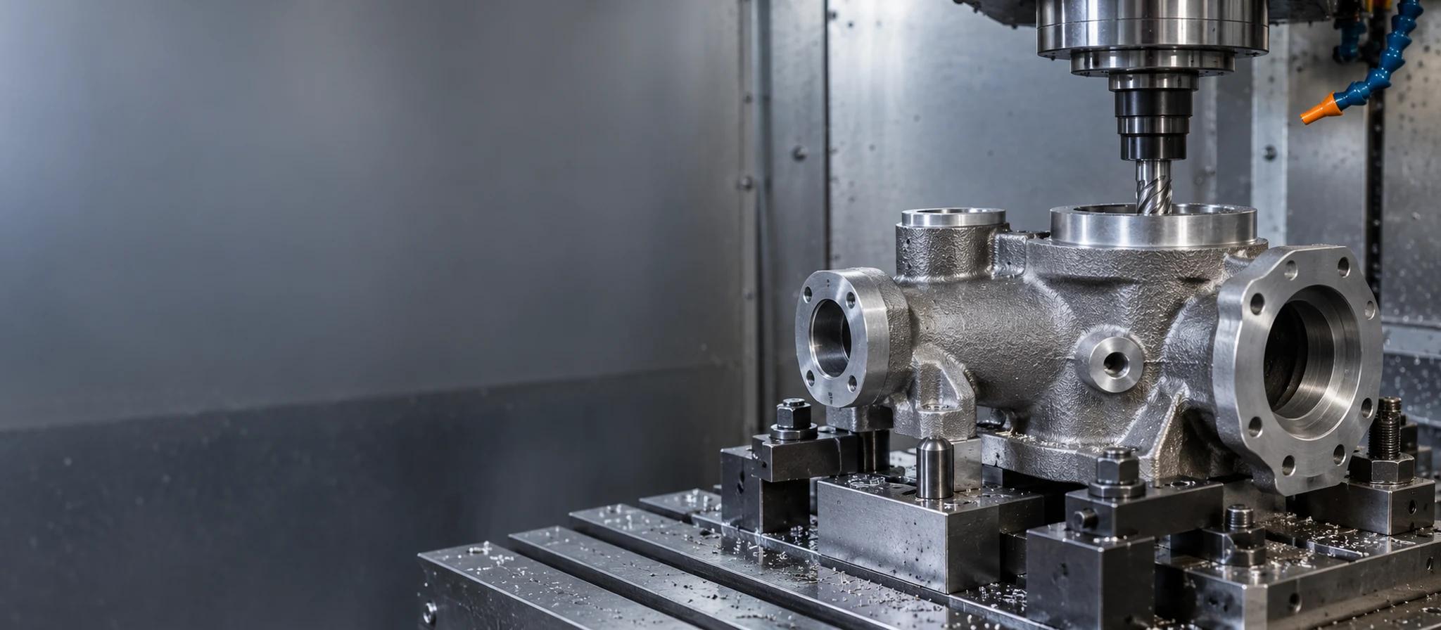 Secondary Machining equipment and cast metal components