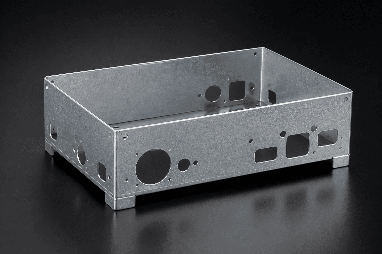 Surface finishing and final assembly of manufactured metal parts