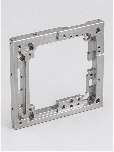 Precision machined electronic frames