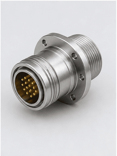 Precision machined connector components