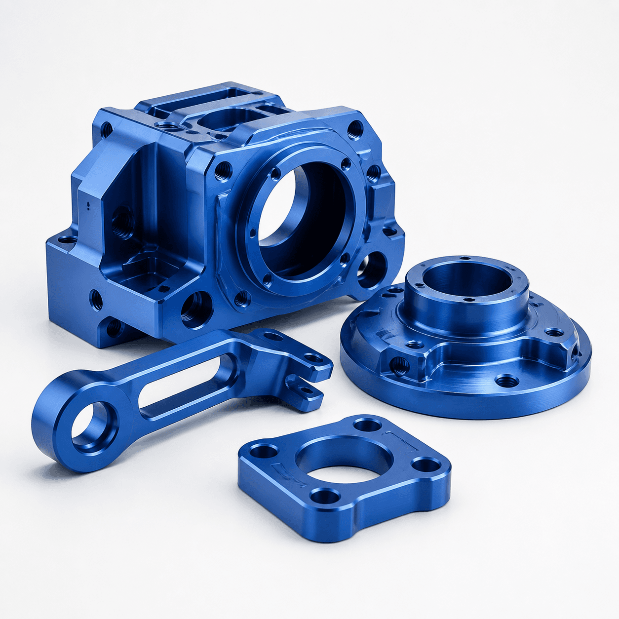Examples of anodized metal components
