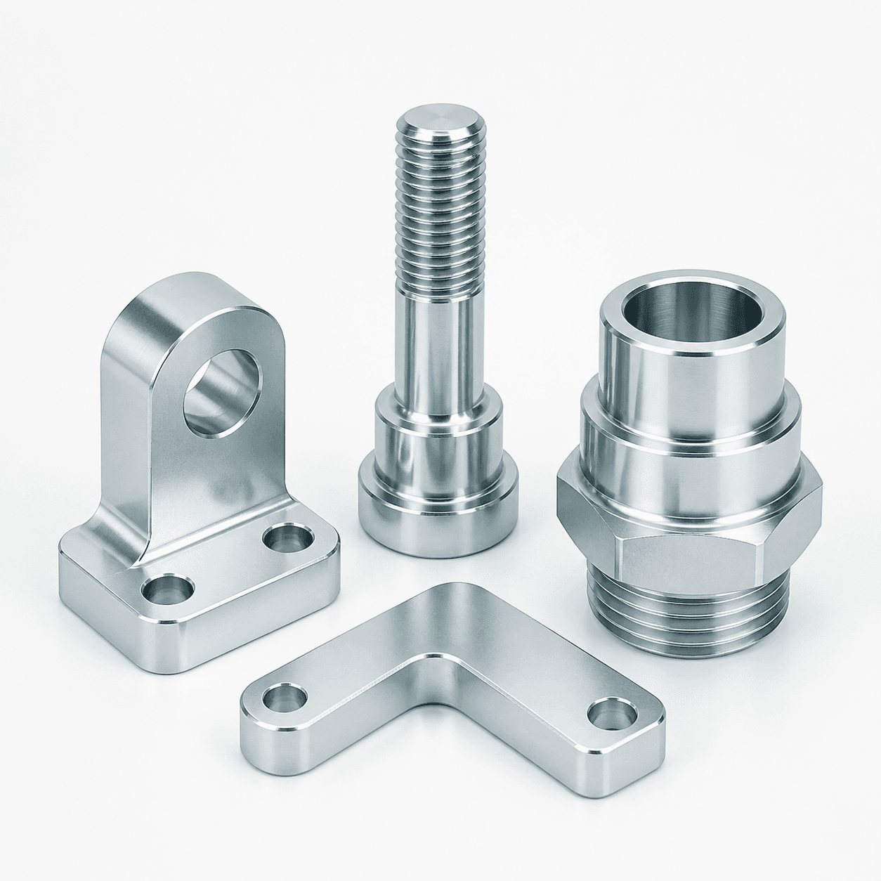 Examples of zinc-plated metal components