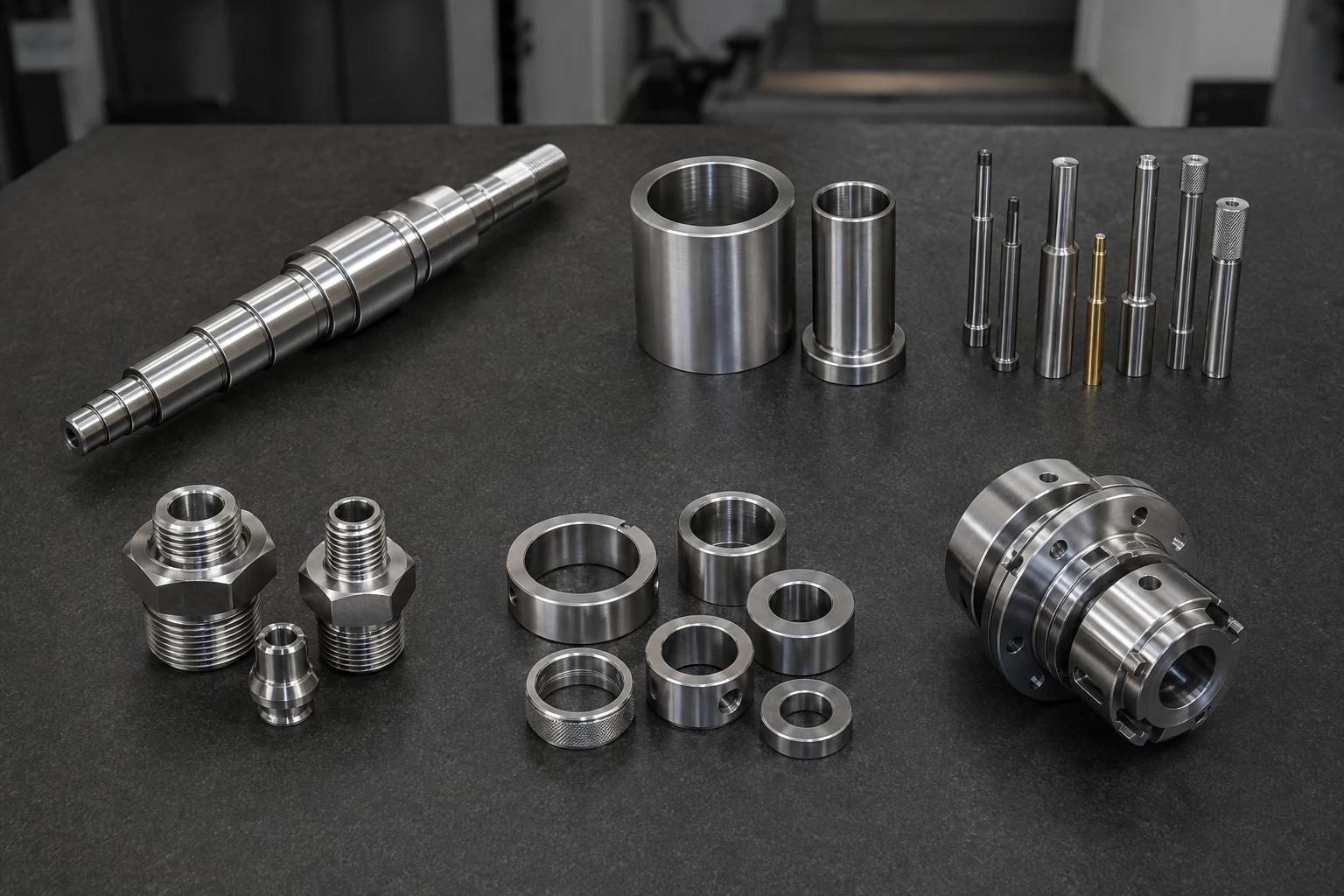 Turning setup with bar stock chuck and gauging