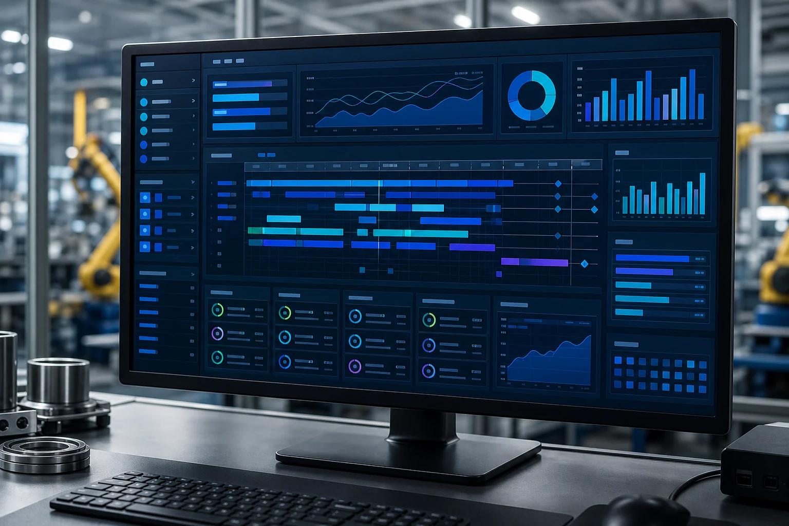 Digital production planning and manufacturing management system