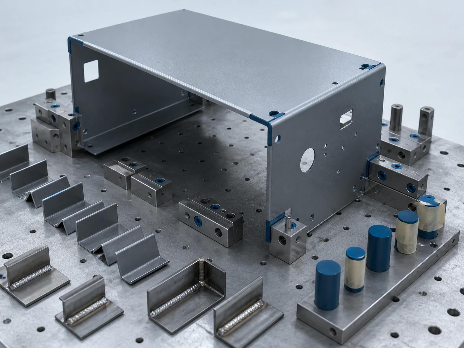 Precision fabricated fixture and inspection setup